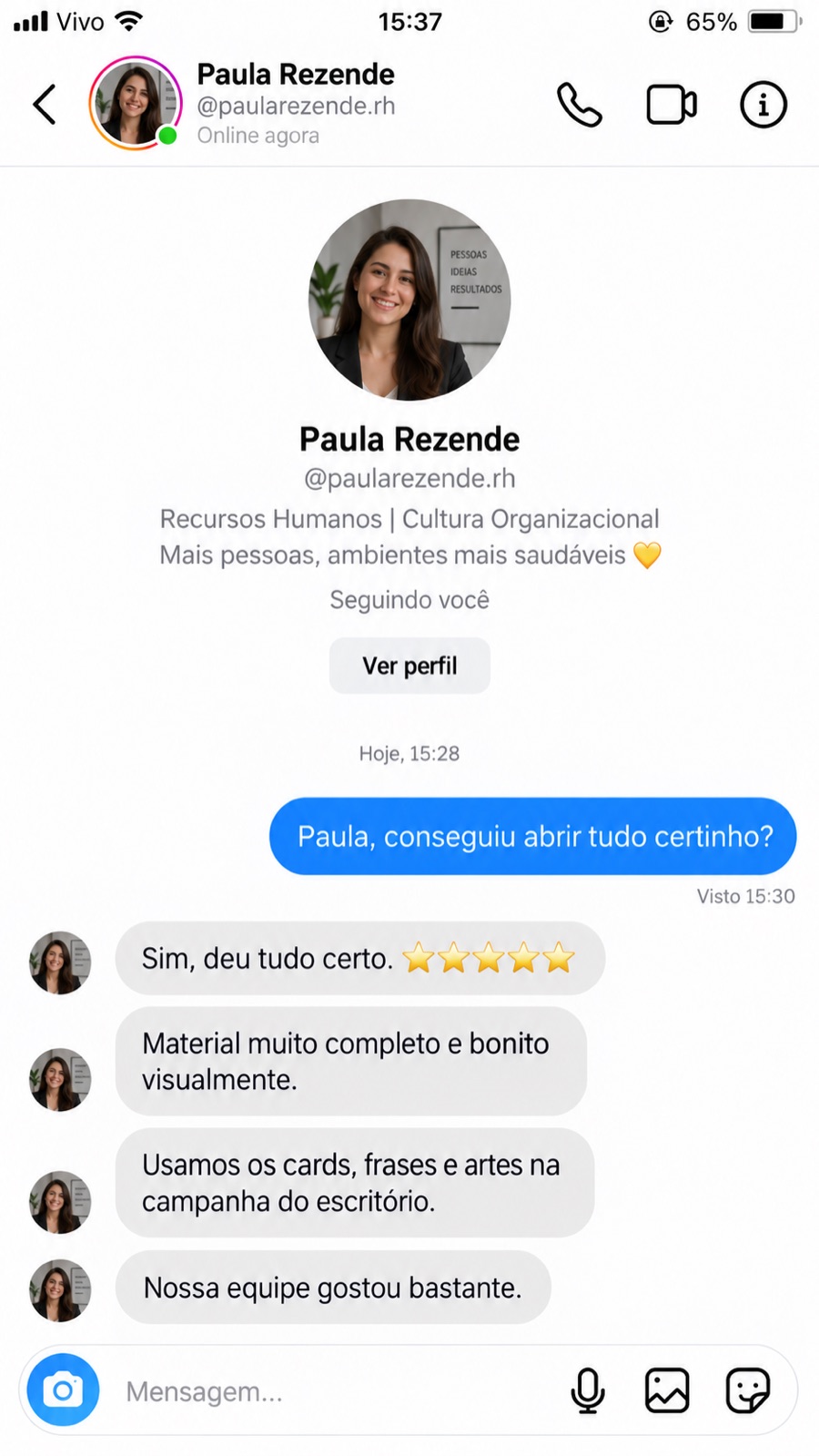Avaliação 17 do Kit Setembro Amarelo