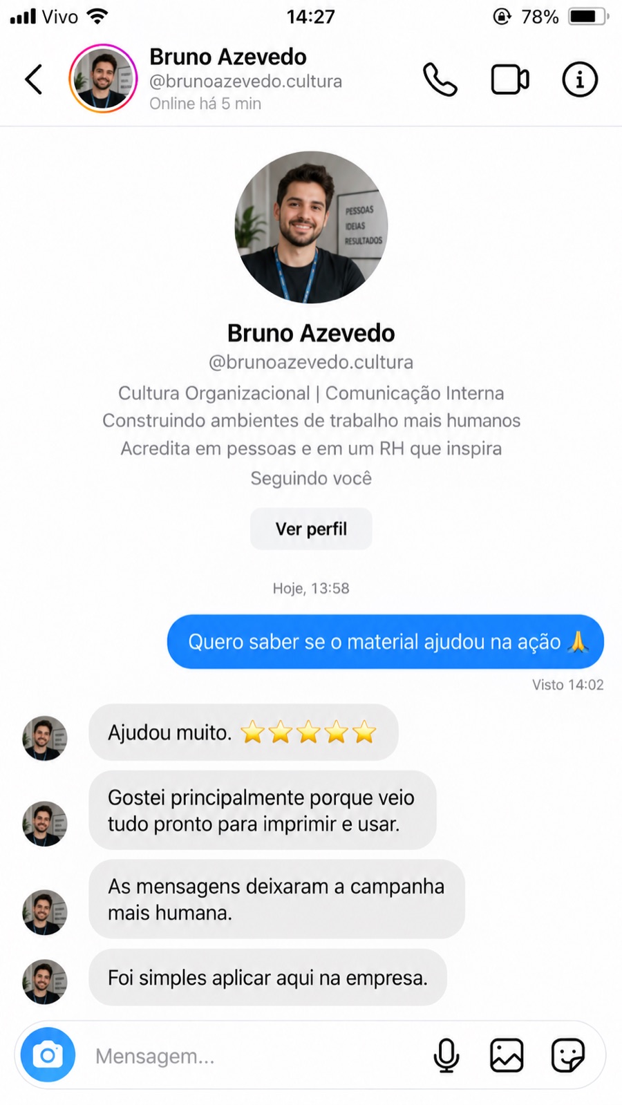 Avaliação 18 do Kit Setembro Amarelo