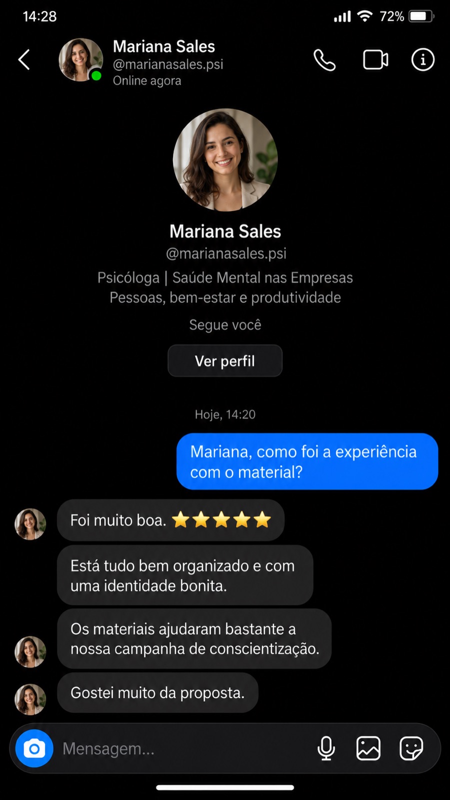 Avaliação 19 do Kit Setembro Amarelo