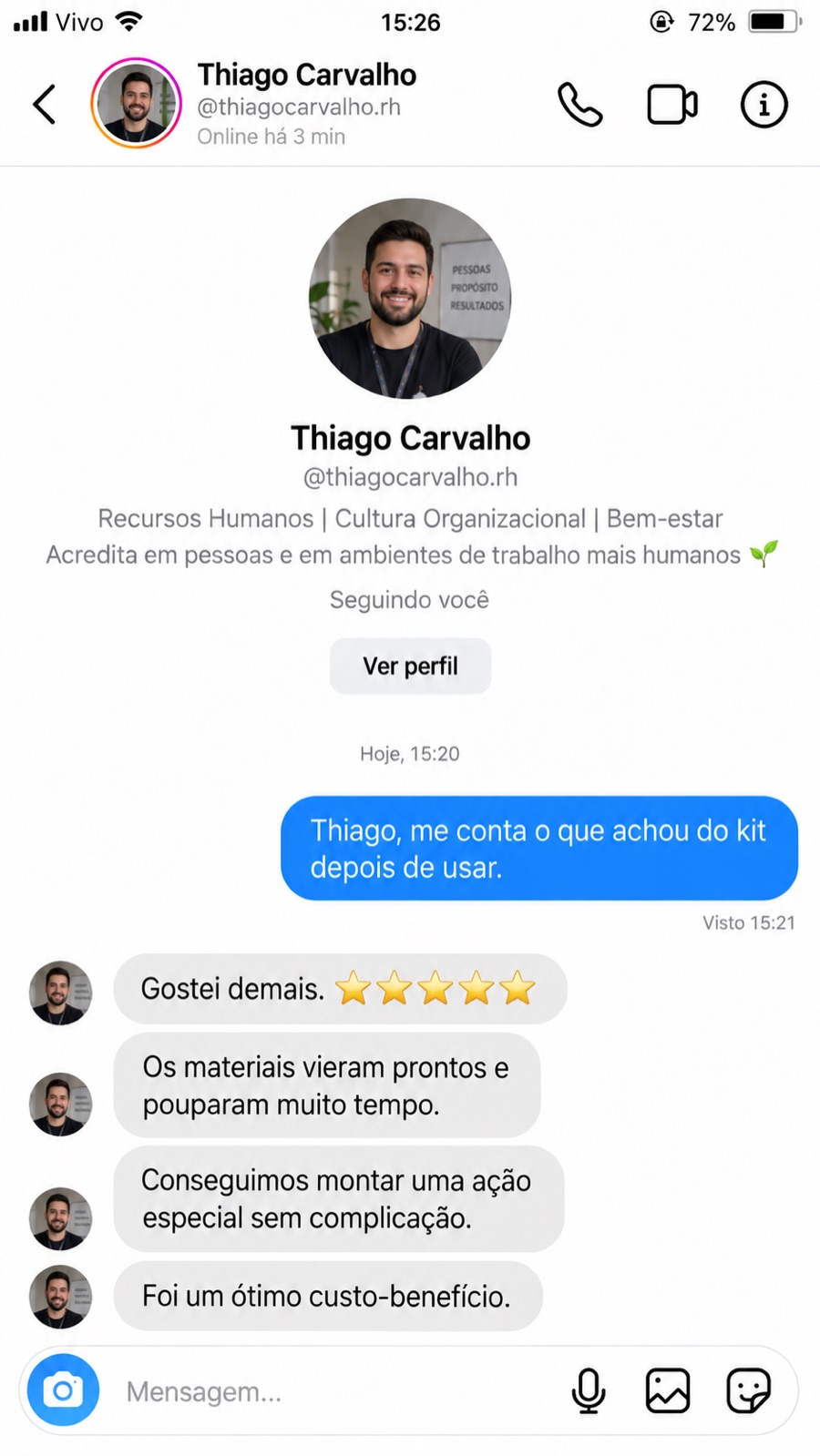 Avaliação 20 do Kit Setembro Amarelo